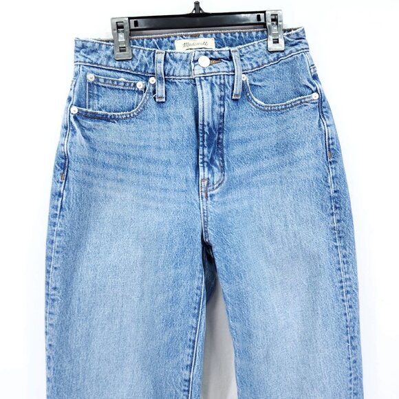 Madewell Jeans Size 26 Cropped Curvy Perfect Vintage High Rise Cotton Denim 29" - Picture 2 of 14